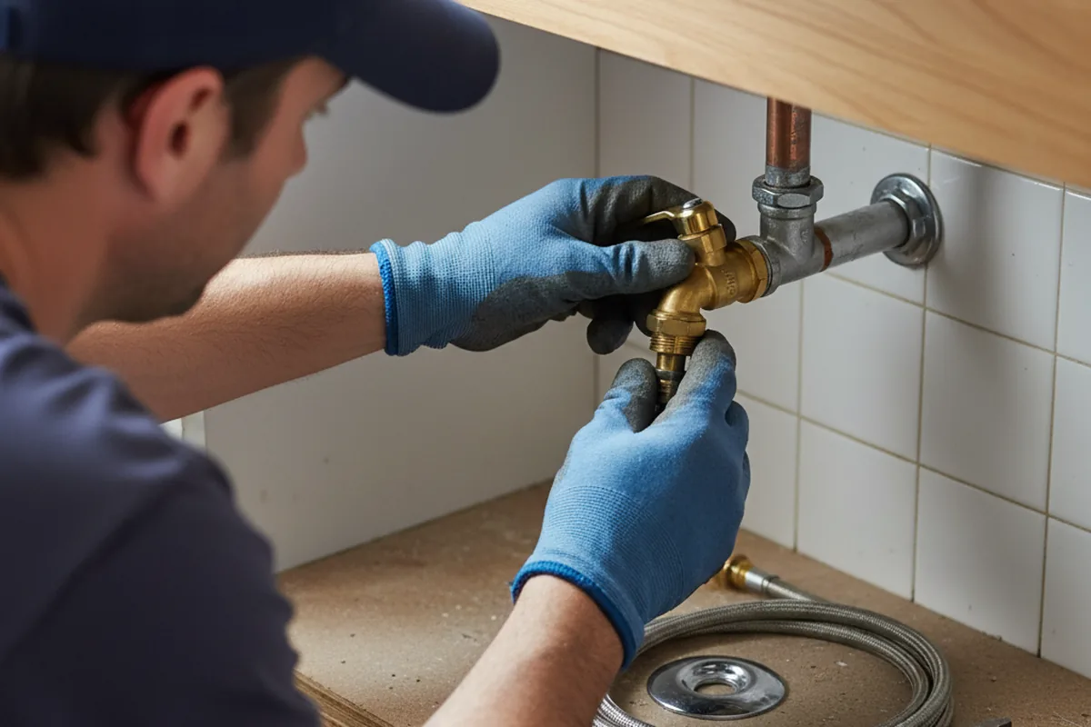 Shutoff valve and fitting work during Emergency Plumbing in Coal Creek